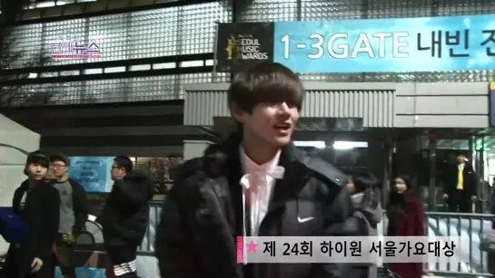 `NEWS` 150122 | Bangtan @  По дороге домой после The 24th Seoul Music Awards