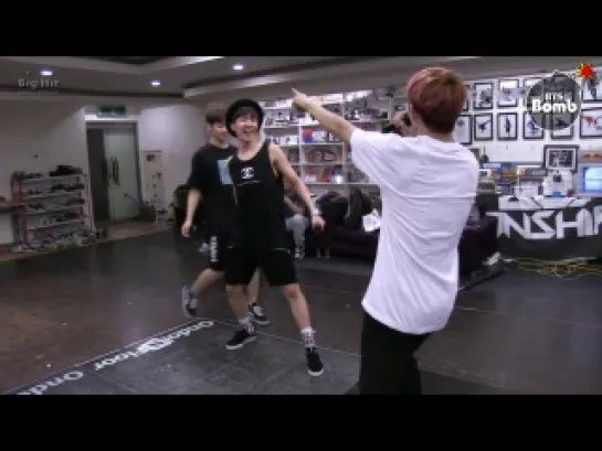 `BANGTAN BOMB` Attack on BTS at dance practice