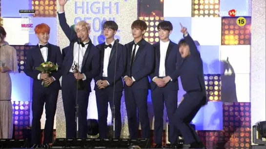 `AWARDS` 160114 | Bangtan - Bonsang @ 25th Seoul Music Awards