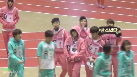 FANCAM | 140113 | BTS @ MBC Idol Athletics Championship