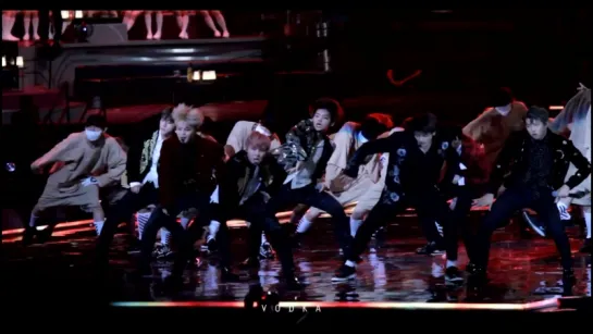 `FANCAM` 161202 Bangtan - Fire @ 2016 Mnet Asian Music Awards.