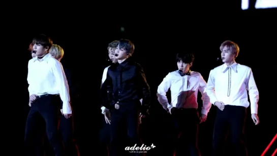 `FANCAM` 161023 Bangtan - Blood Sweat & Tears @ Busan One Asia Festival Closing Ceremony.