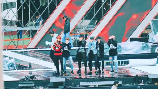 `FANCAM` 161023 Bangtan - Репетиция Blood Sweat & Tears @ Busan One Asia Festival Closing Ceremony.