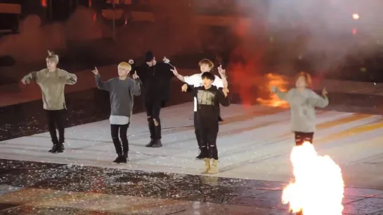 `FANCAM` 161001 Bangtan - Fire @ Busan One Asia Festival.