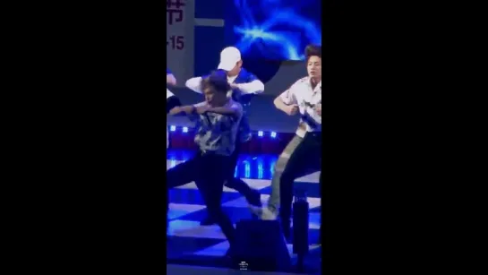 `FANCAM` 160810 Bangtan - Fire @ China Martial Arts Cultural Exchange Festival.