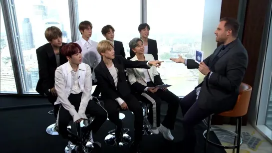 Worlds Biggest Boyband BTS Take on a British Quiz in Exclusive Interview   Lorraine