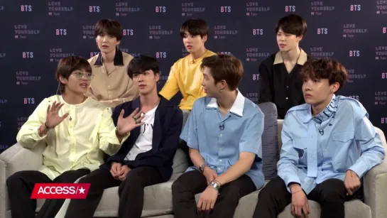 BTS Reveals If Theyre Dating Anyone  Share Their Fave Things About Each Other   Access