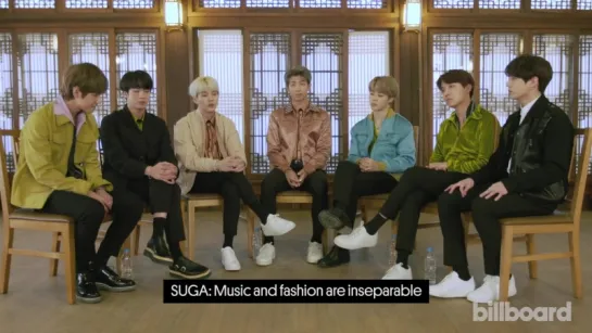 `INTERVIEW` BTS On Personal Style & The Importance of Fashion in Music For Billboard.