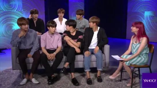 `INTERVIEW` Yahoo Music - BTS joins Lÿndsey Parker for a special interview.