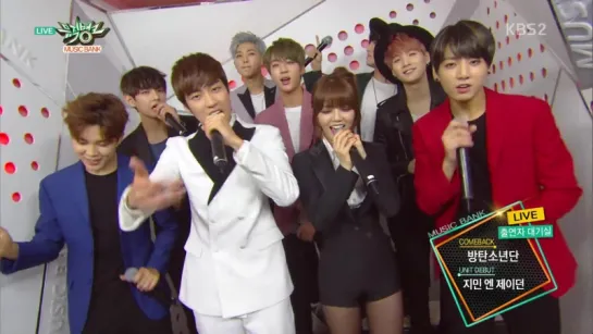 `INTERVIEW` 150501 | Bangtan @ Music Bank