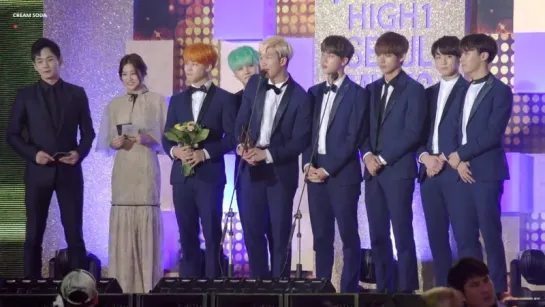 `FANCAM` 160114 | Bangtan @ 25th Seoul Music Awards