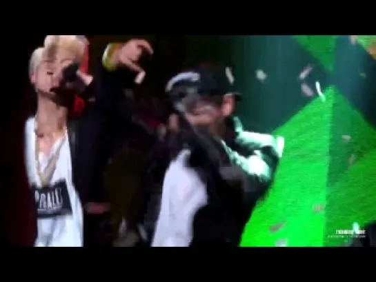 `FANCAM` 140819 | Bangtan - Satoori Rap @ Шоукейс Dark&Wild