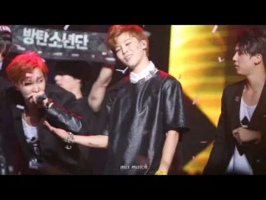 `FANCAM` 140819 | Bangtan -   Satoori Rap @ Шоукейс Dark&Wild