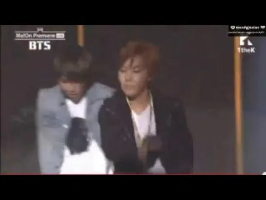 `VIDEO` 140819 | Bangtan - Boy In Luv @ Шоукейс Dark&Wild