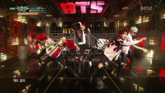 `PERF` 160513 Bangtan -  뱁새 + Fire @ Music Bank