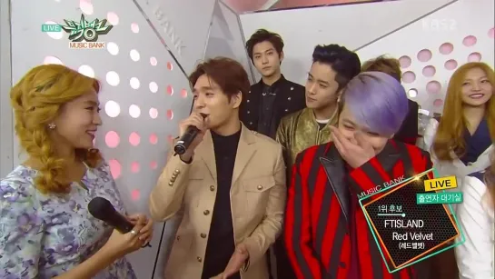 03.04.2015 FTISLAND & Red Velvet - Interview @ KBS Music Bank