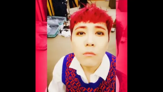 16.02.17 Instagram skullhong12 (Hongki) - pink hair