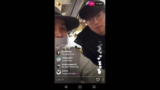 27.01.17 Instagram LIVE saico0111 (Jaejin)