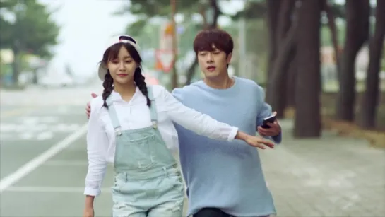 Minhwan & Yuna @ teaser 2 web-drama "Hot & Sweet"