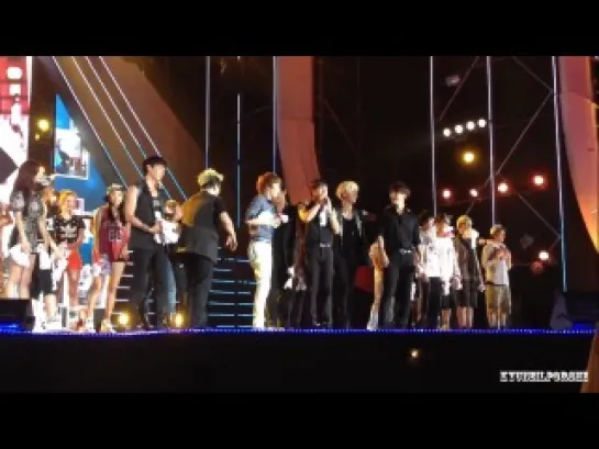 121004 M! Countdown - Bullying HongMC + Leeteuk Ending Speech