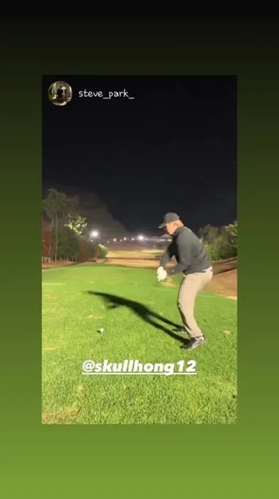 13.11.21 instastory skullhong12 - golf