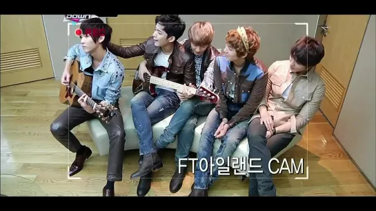 120927 MCountdown FTISLAND Backstage