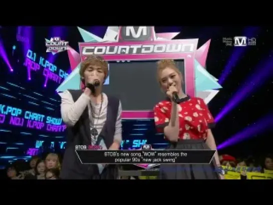 120913 Mcountdown - MC Hong Ki