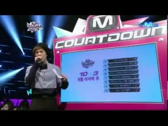 120830 M!Countdown MC Hongki (cut) Part2