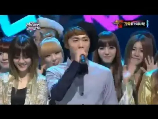 120830 M!Countdown winner (MC cut)