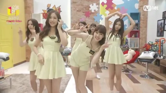 [Today′s Room] GFRIEND Me Gustas Tu Freestyle Choreography! 150805 EP.2