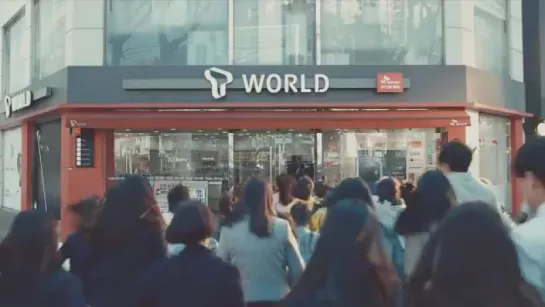 170217 Sktelecom  GFrien&BTS promoting T world