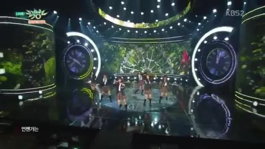 [GFrind 14th Win] 160226 GFRIEND - Rough @ Music Bank (1st Quadruple Crown)