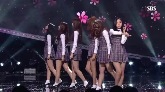 160221 GFriend - Rough @ Inkigayo