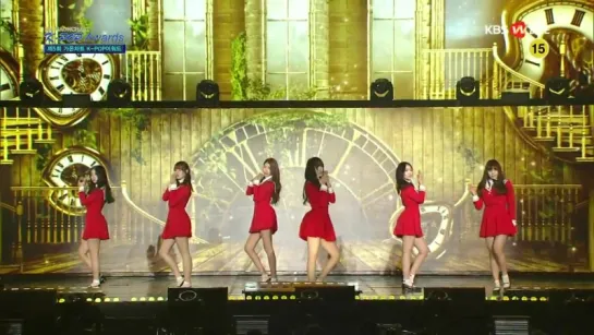 160217 GFriend - Me Gustas Tu + Rough @ 5th Gaon Chart K-POP Awards