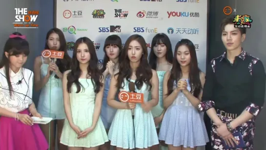 150825 The Show Warm - Up Time GFriend