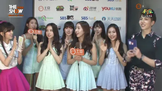 150825 The Show Warm-Up Time GFriend 2