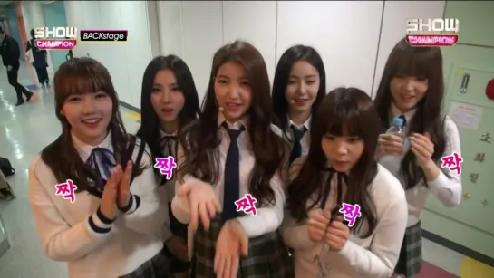 160220 GFRIEND @ Backstage Show Champion