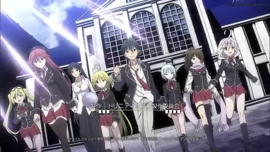 Тринити: Семеро магов 12 серия \ Trinity Seven - 12 [русские субтитры]