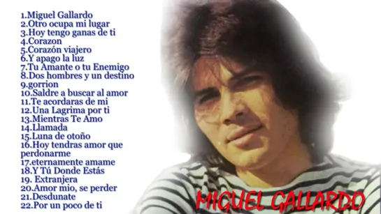 Miguel Gallardo grandes exitos    Miguel Gallardo sus 20 mejores cancione