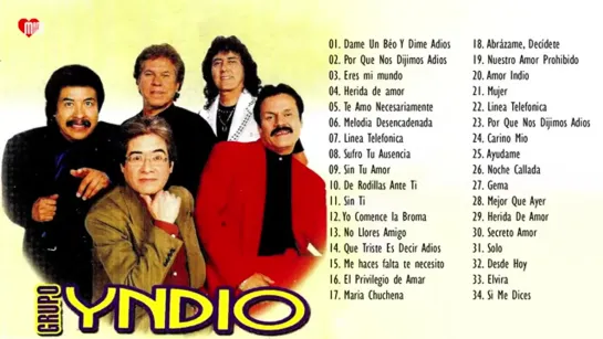 Grupo Yndio Éxitos Sus Mejores Canciones   Grupo Yndio Viejitas Pero Buenas Románticas