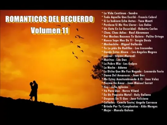 ROMANTICOS DEL RECUERDO  VOLUMEN 11