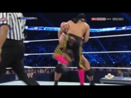 Curtis Axel and Ryback vs. Los Matadores (Friday Night SmackDown 24.01.2014)