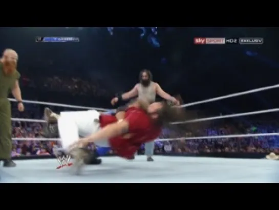 The Prime Time Players vs. The Wyatt Family (Friday Night SmackDown 24.01.2014)