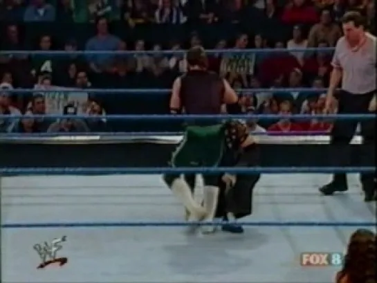 Hardy Boyz & Lita vs The Hurricane,Lance Storm & Mighty Molly(WWF SmackDown 18.10.2001)