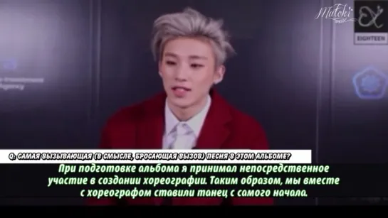 [RUS SUB] 160118 Youngjae & Jongup - Eighteen  K-Wave Music Interview