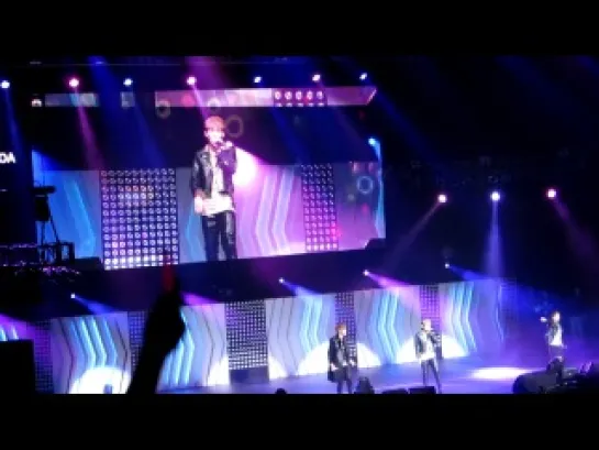 [FANCAM] 120520 Kris, BoA, Key - One Dream @ SM Town LA