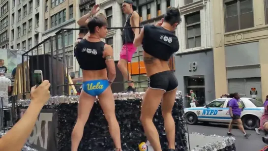 NYC Pride CockyBoys Team Tan Booty Popping