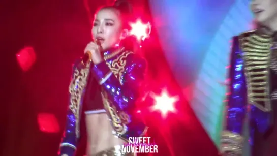 [FANCAM] 151202 2NE1 - "Fire" @ 2015 MAMA (фокус на Дару)