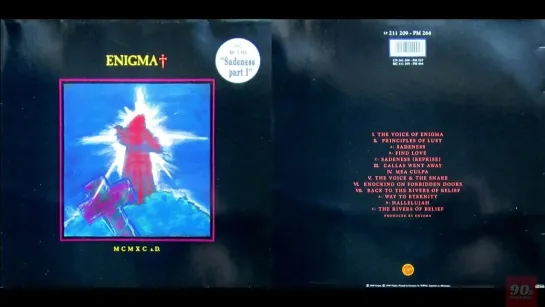 Enigma - MCMXC a.D. - Vinyl Rip, LP - 1990 (Full Album)