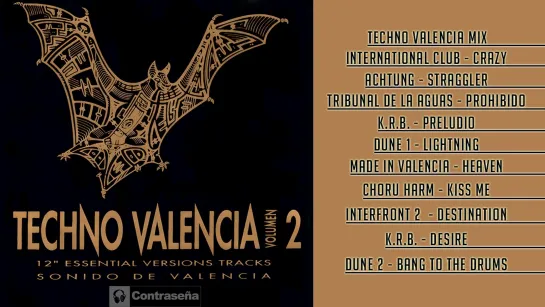 TECHNO VALENCIA Vol.2 (SONIDO DE VALENCIA) Techno 90 Musica Bakalao Valencia la ruta del bakalao